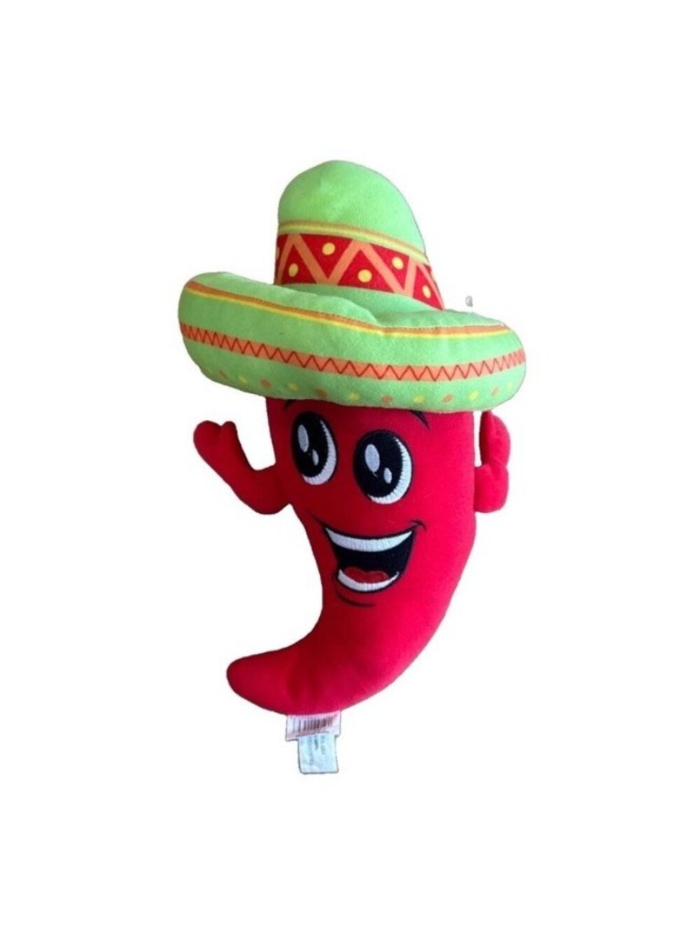FEELIN’ HOT HOT HOT PEPPER PLUSH WEARING SOMBRERO Chili Pepper Plush